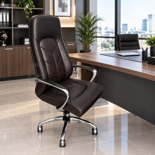Fauteuil président ergonomique en simili cuir Réf C0897