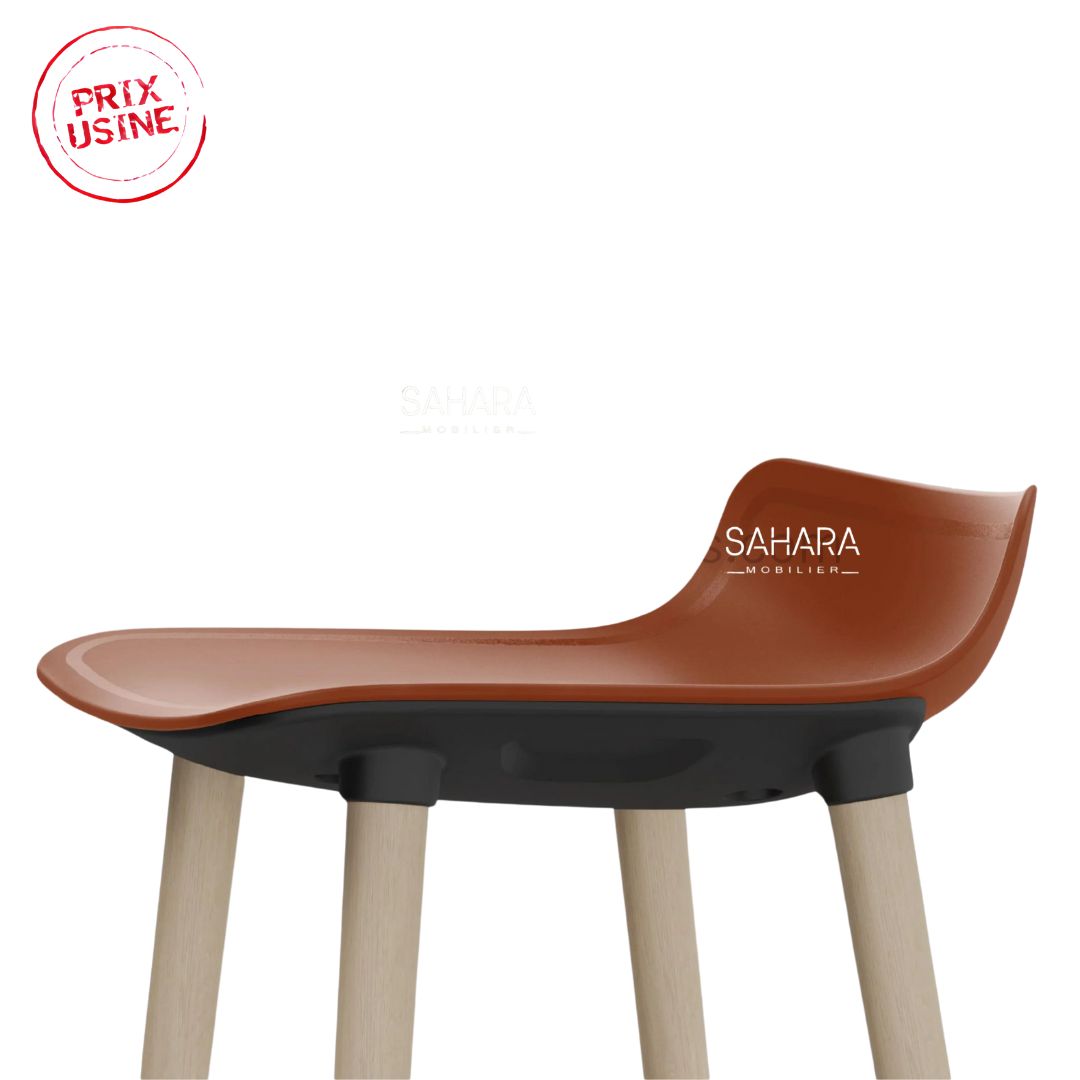 Fauteuil tabouret opérateur MINI TULIPE en piètement PVC Réf 2991