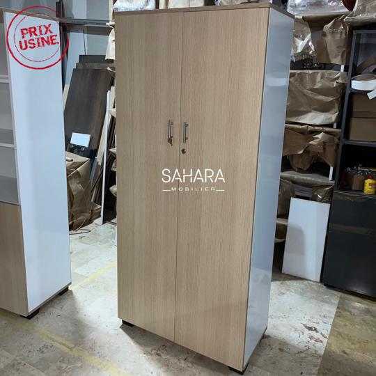 Armoire de Bureau en Bois avec 4 étagères  A0593