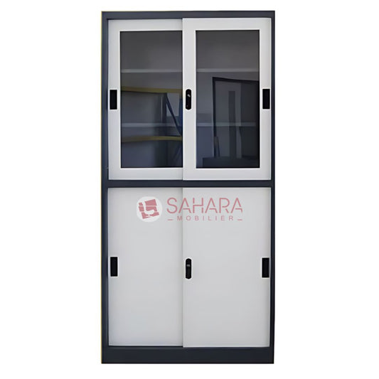 Armoire métallique 4 portes coulissante Réf C0304