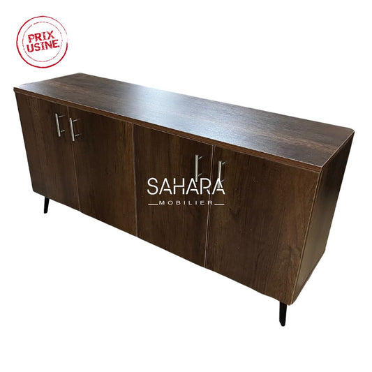 Bahut à 4 portes en bois  Réf B3400