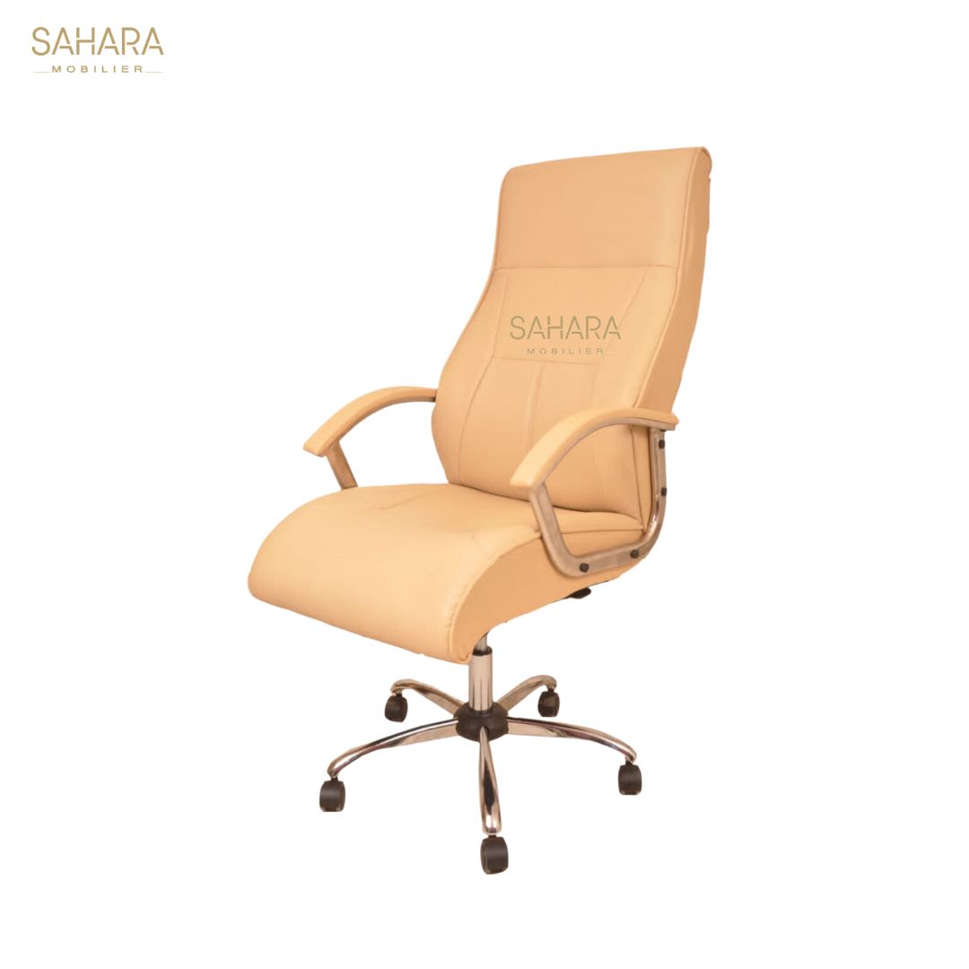 Fauteuil de direction Beige Réf B2893
