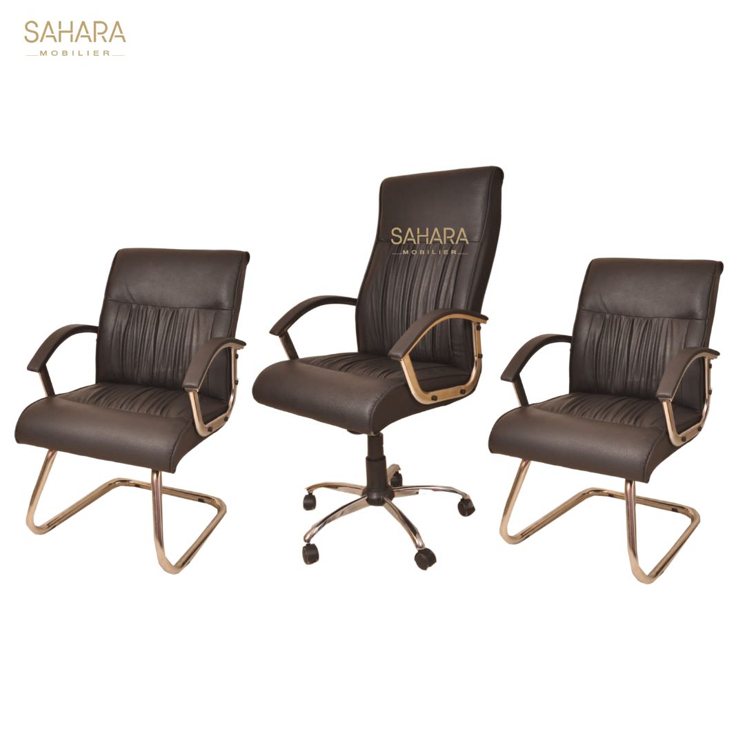 Ensemble fauteuil de direction Noir Réf B2897