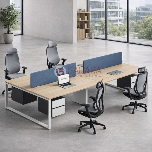 Bureau Bench 4 places Réf C0653