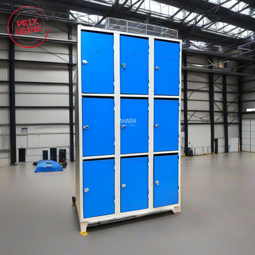 Casier vestiaire metallique Monobloc a 9 case