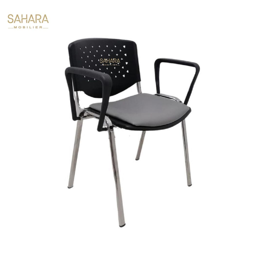 Chaise iso Métallique chômé Réf B2640