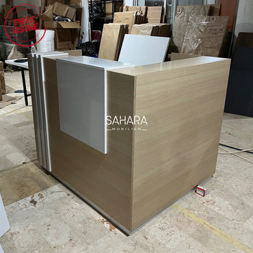 Comptoir d'accueil avec  retour Réf B3338