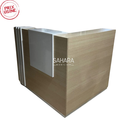 Comptoir d'accueil avec  retour Réf B3338