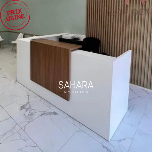 Comptoir d'accueil avec 180 x 120 cm Réf. B1690