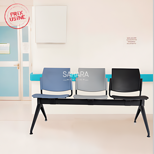 Banquette LOGAN en polypropylène 3 places Réf B3575