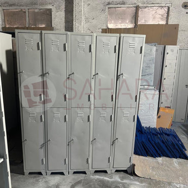 Casier vestiaire  métallique 2 portes a fermeture cadenas Réf. B1977