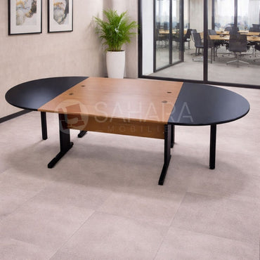 Table de Réunion Ovale Bicolore Réf C0113