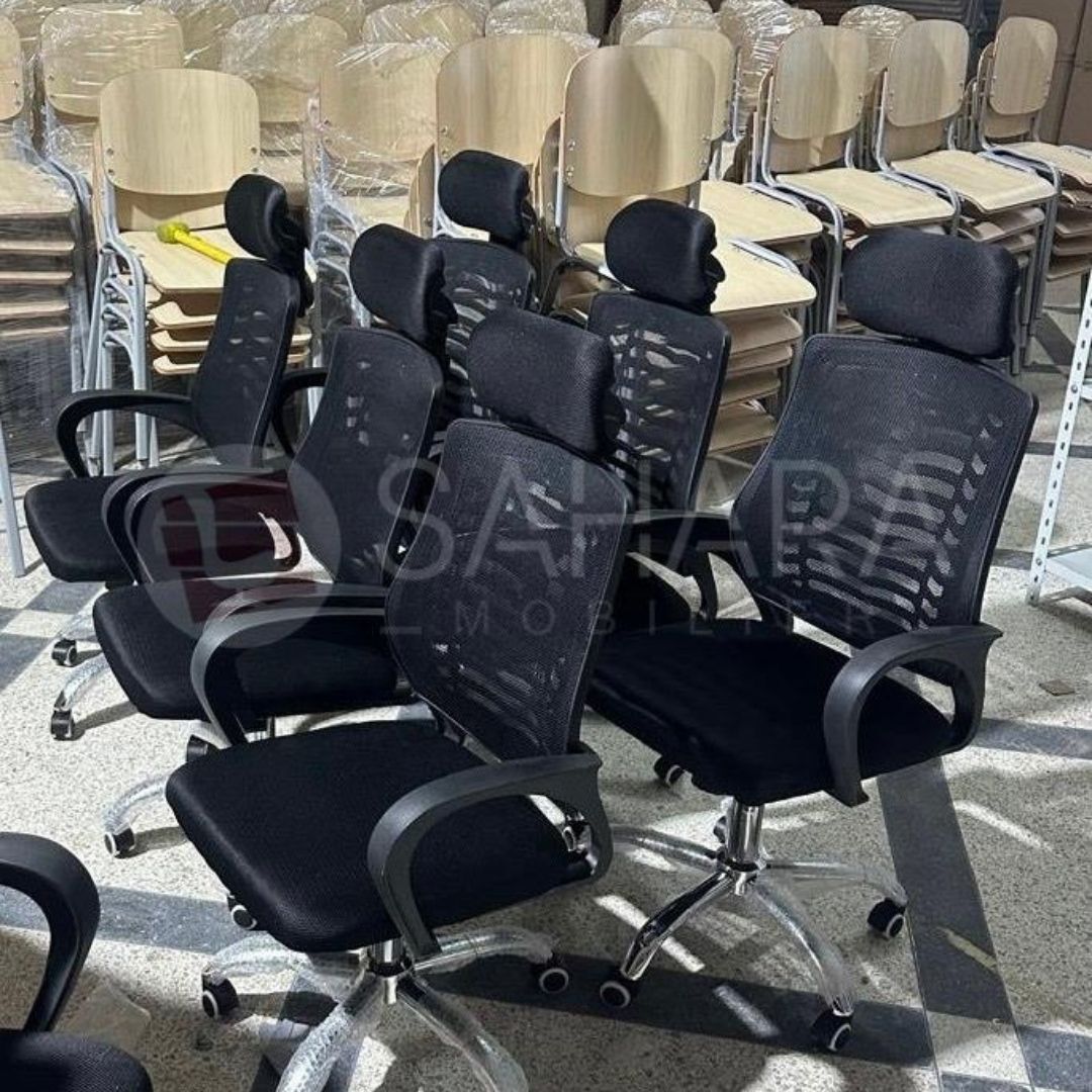 - Un dossier en Mesh qui dispose d’un support lombaire intégré
- Une assise en Mesh composé de mousse de polyuréthane haute densité