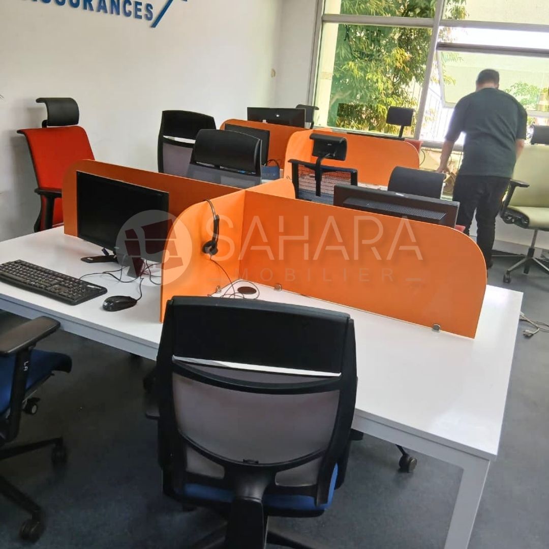Bureau bench 4 positions WorkHub Réf. B1769