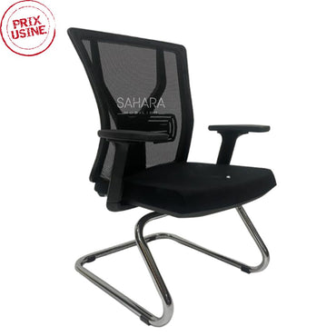 Fauteuil Visiteur ARMONI en Mesh Noir Réf. B2237