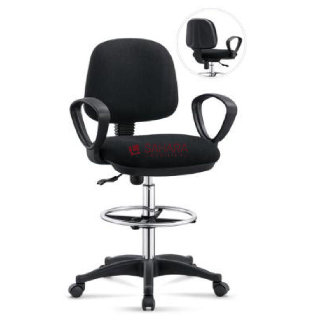Tabouret Hauteur 54-79cm Tabouret Ergonomique Actif Réglable 54-79 Cm – Siège Pivotant Oscillante Pour Bureau Debout & Maison, Noir Tabouret Hauteur 54-79cm Tabouret Ergonomique Actif Réglable 54-79 Cm – Siège Pivotant Oscillante Pour Bureau Debout & Maison, Noir