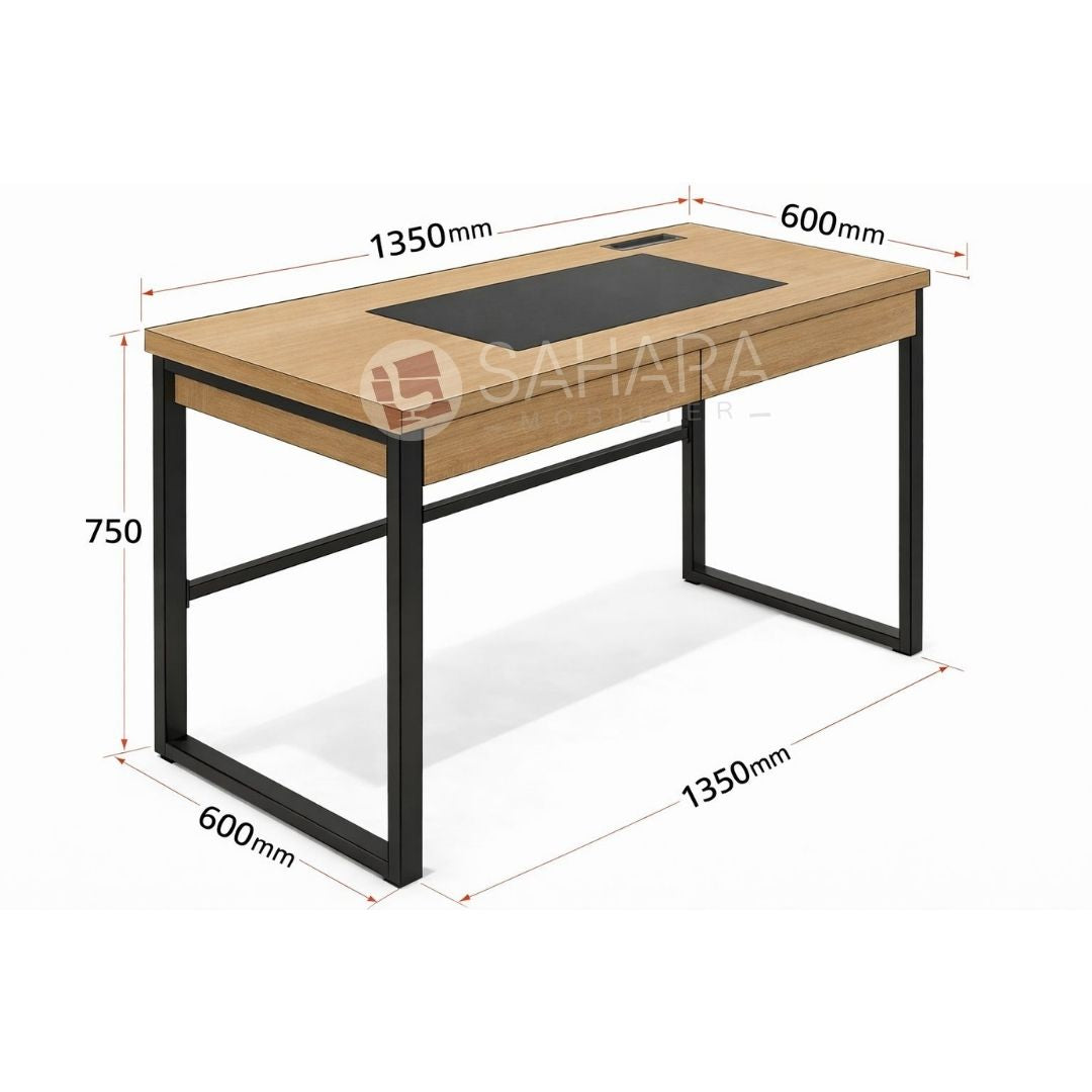 Bureau de travail semi métallique Réf C0772
