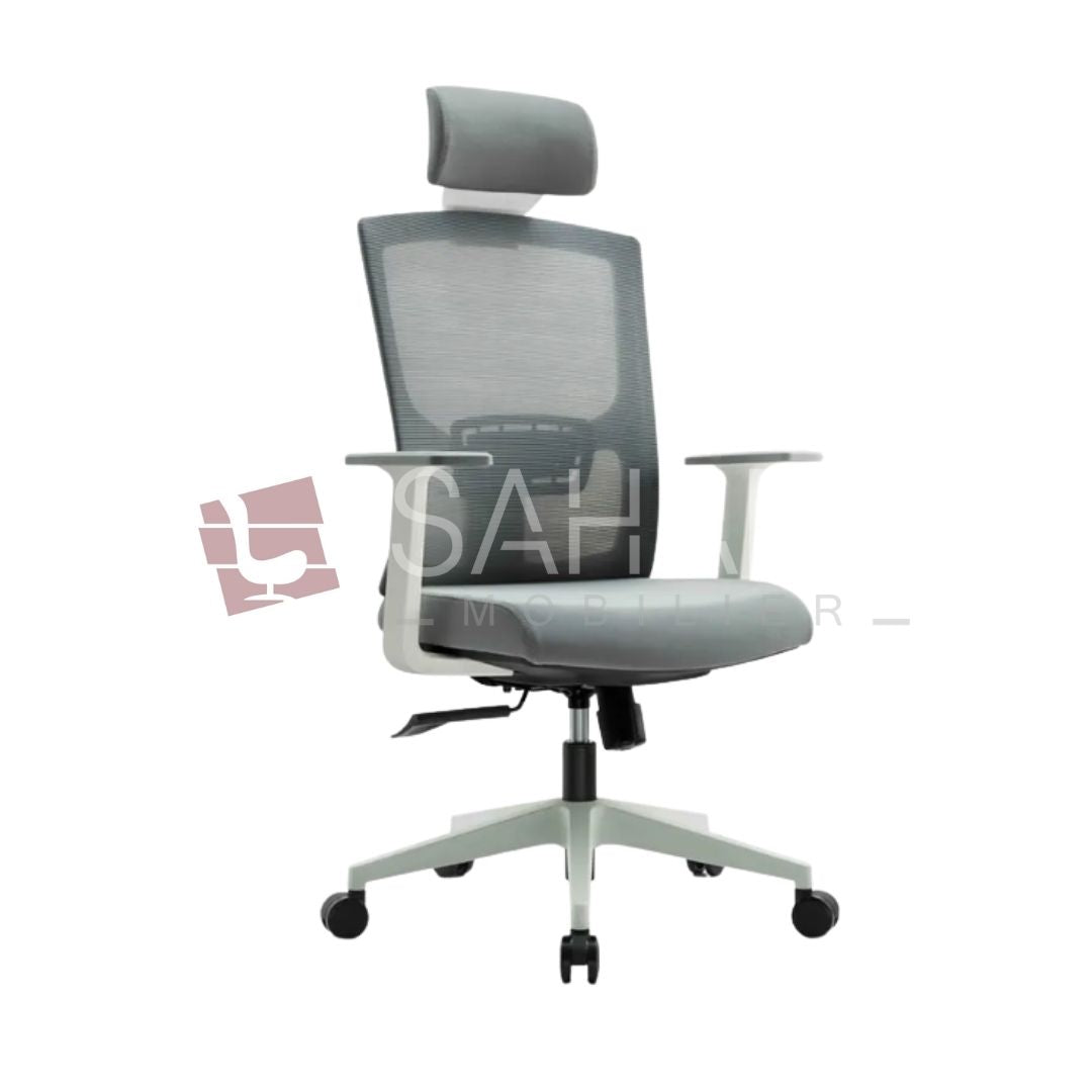Fauteuil de bureau ergonomique avec têtière réglable