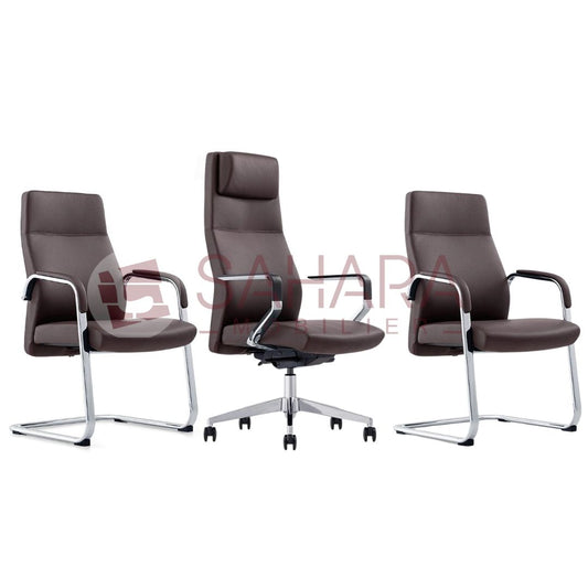 Pack fauteuil en simili cuir C0085