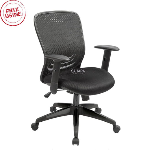 Contrôle de tension d'inclinaison. Inclinaison pivotante
Fonction de verrouillage d'inclinaison
Inclinaison synchro
Hauteur du siège réglable
Siège cascade, accoudoirs réglables en hauteur
Piètements PVC