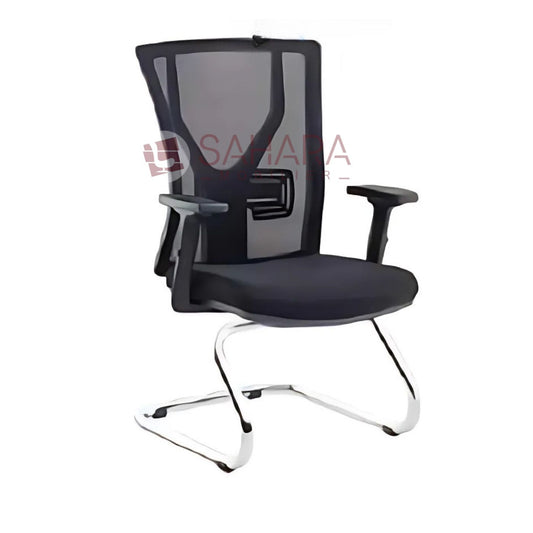 Fauteuil Visiteur ARMONI en Mesh Noir Réf. B2237