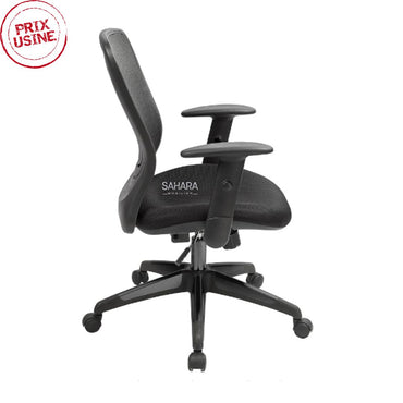 Contrôle de tension d'inclinaison. Inclinaison pivotante
Fonction de verrouillage d'inclinaison
Inclinaison synchro
Hauteur du siège réglable
Siège cascade, accoudoirs réglables en hauteur
Piètements PVC