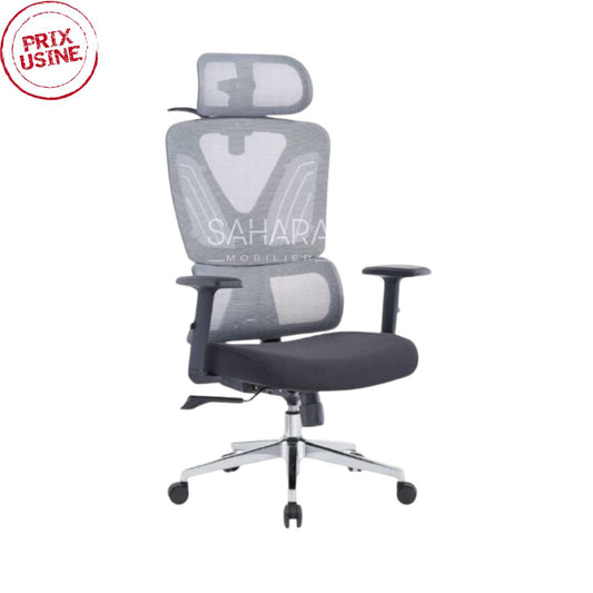 Fauteuil président En MESH
piètement chromé