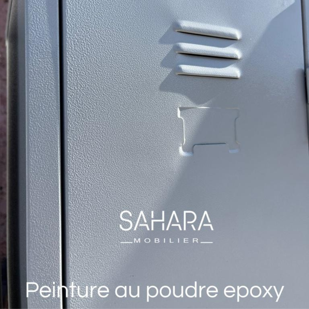 Casier vestiaire métallique 2 portes a fermeture cadenas Réf. B1977