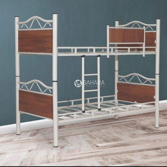 Lit superposé semi-métallique avec échelle