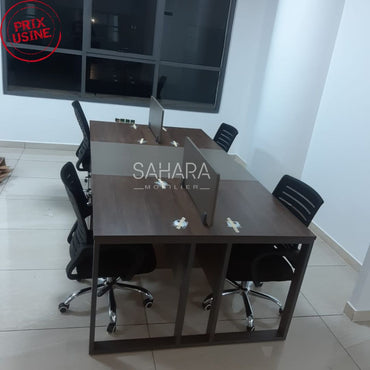 Marguerites 4 positions avec caissons fixes Réf B3263