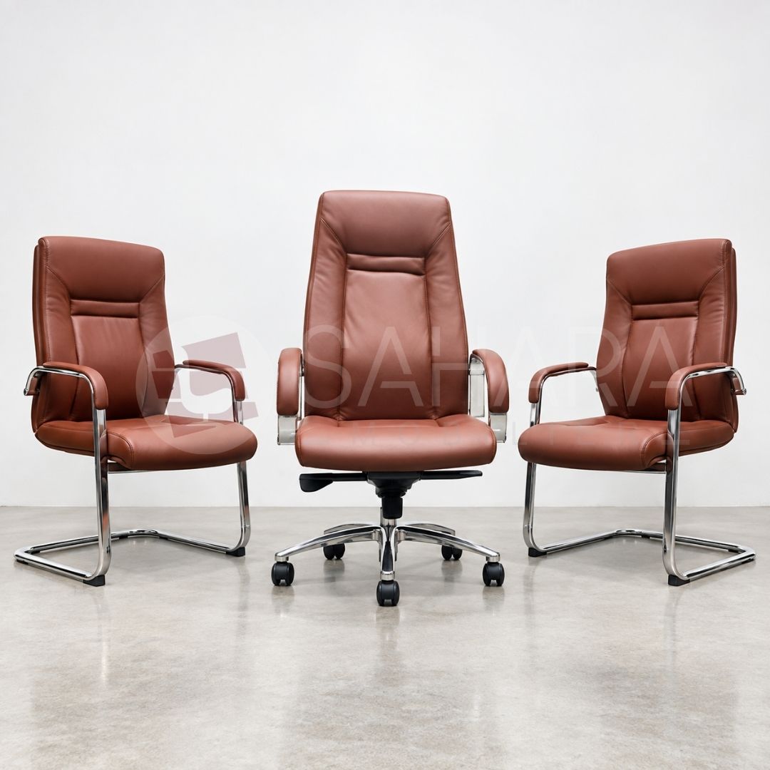 Pack fauteuil de bureau en simili Réf C1281