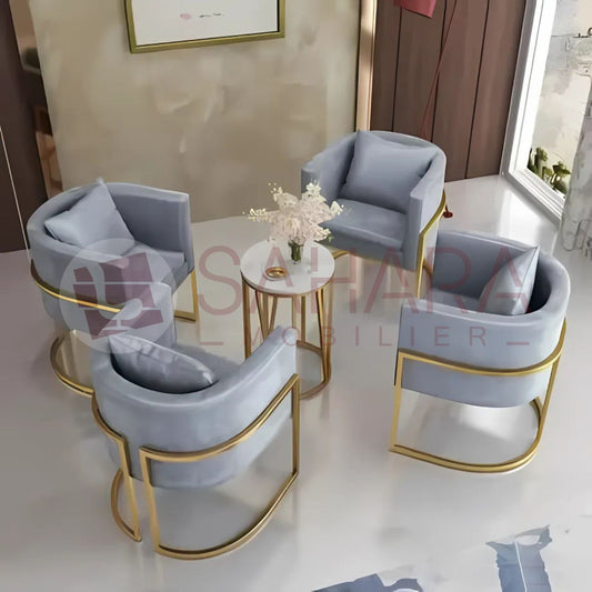 Pack chaise fauteuil avec table Réf B4507