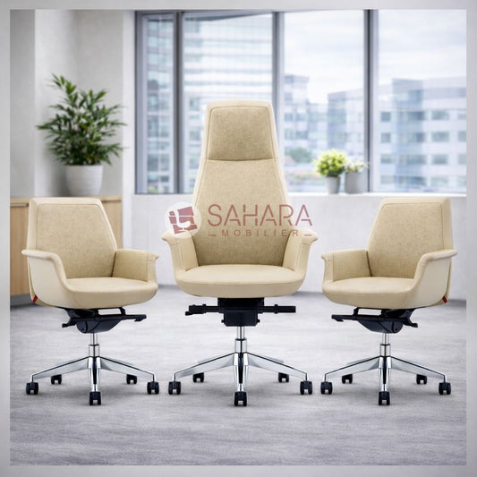 Pack fauteuils Vittorio C0660 pour postes de travail et bureaux