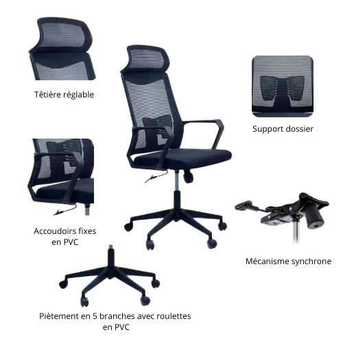 Fauteuil ROZA operateur Réf B3447