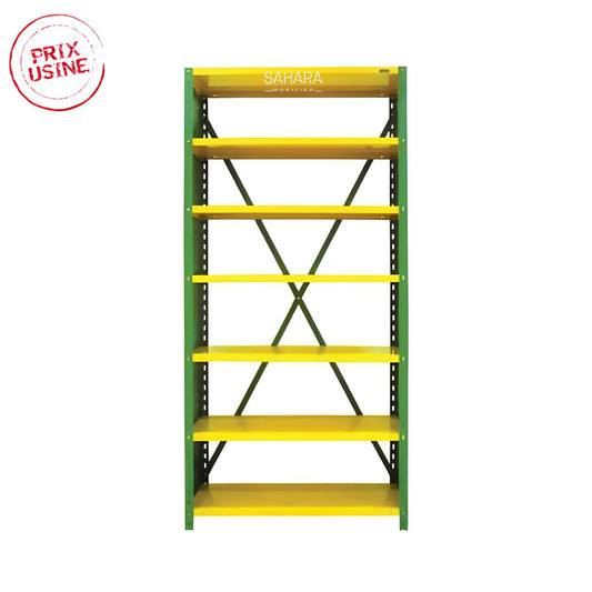 Rayonnage Composé De : Cornières , Tablettes , Paroi Tôlée , Croisillon Réf B3636