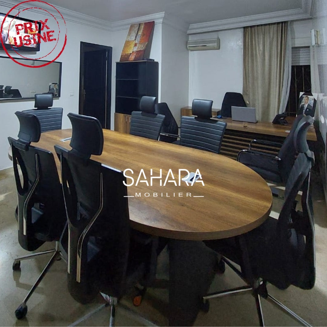 Table de réunion ovale 240 cm Réf. A0557