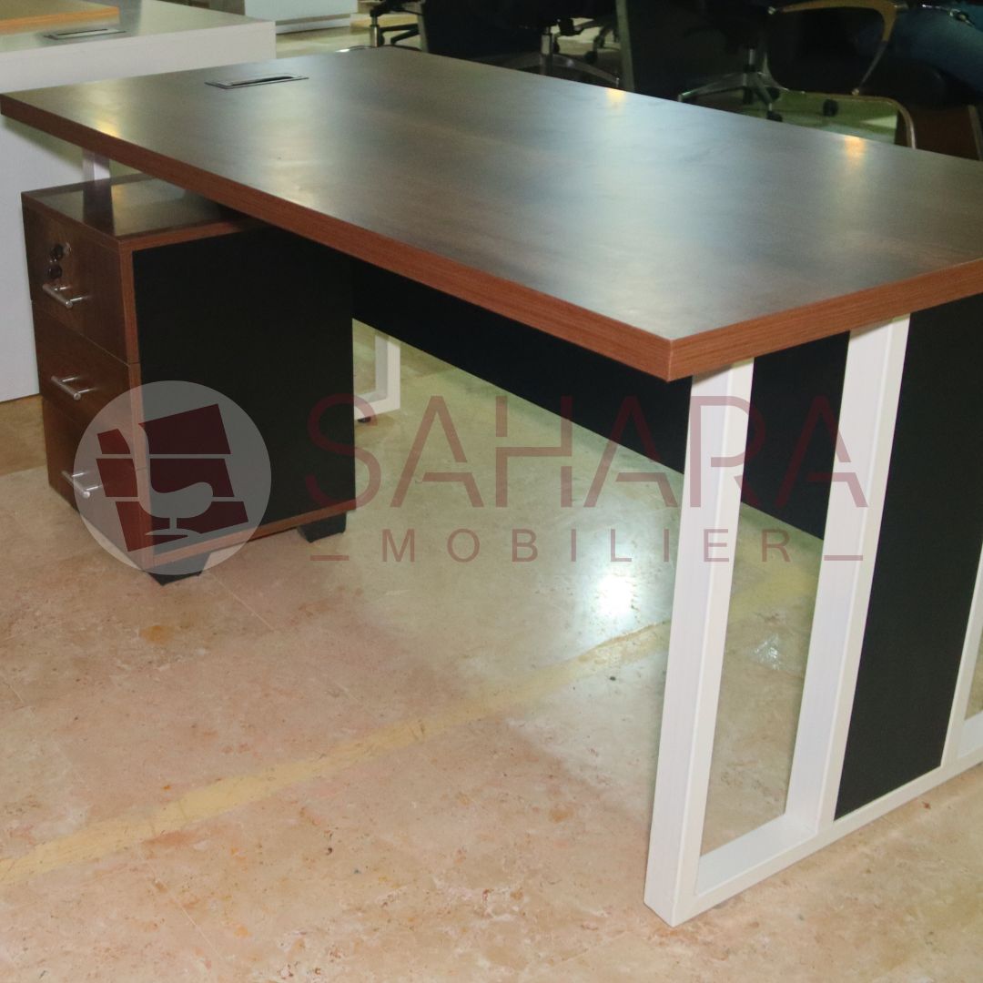 Bureau semi métallique Cobalt Réf B4025