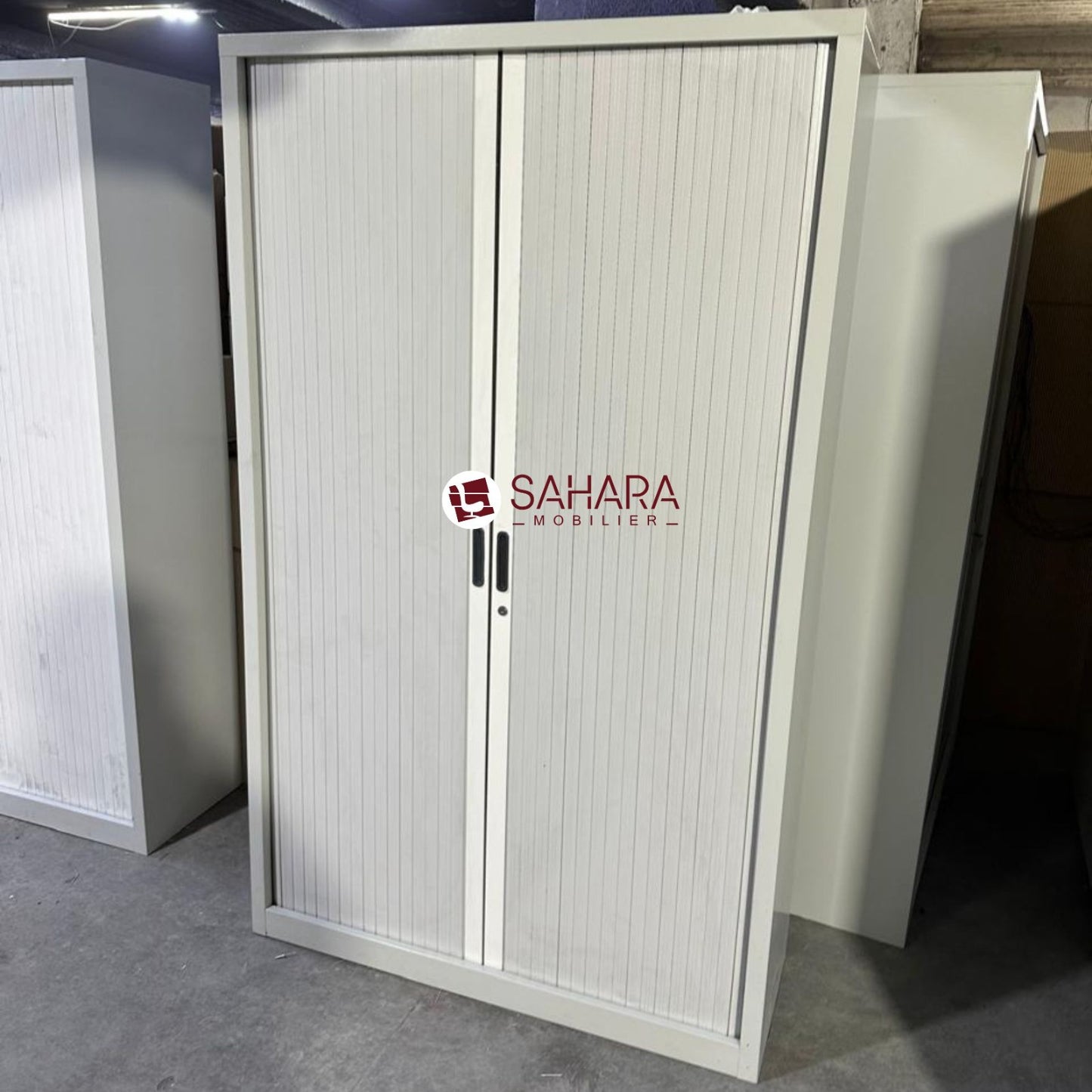 Armoire haute métallique avec 2 portes Rideau Réf. A0600