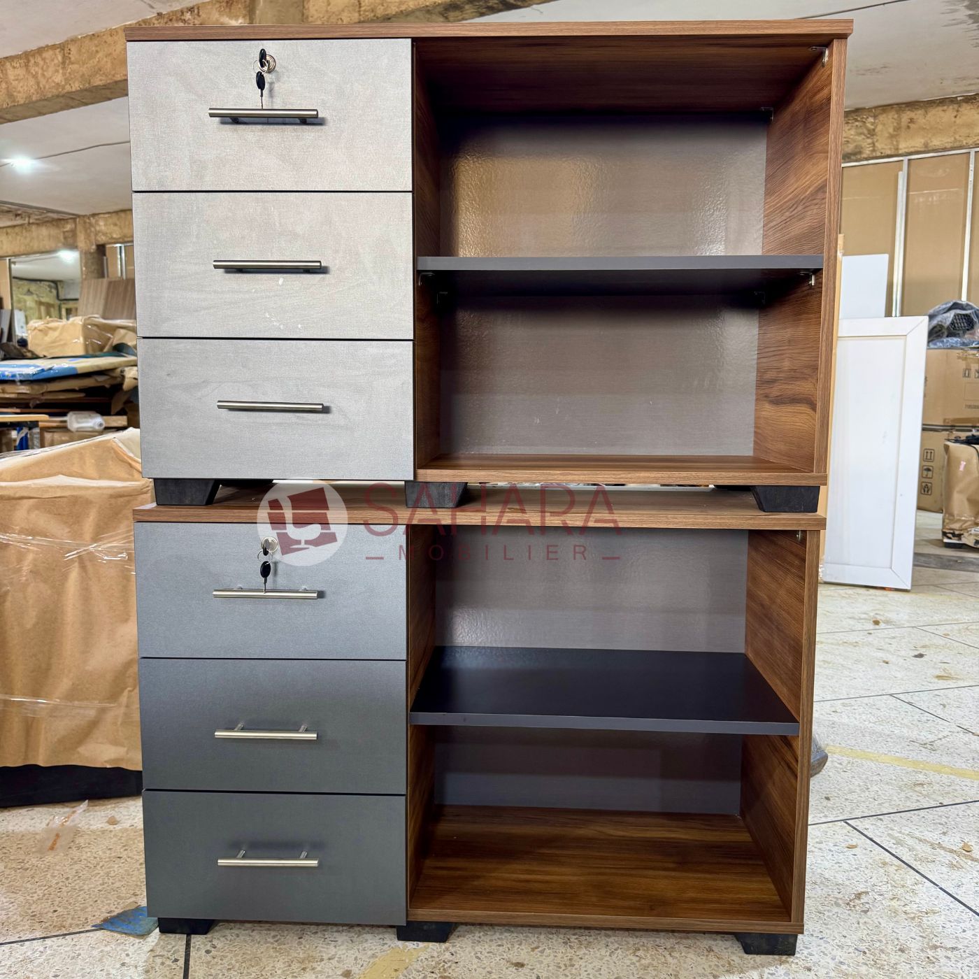 Armoire basse de bureau OrgaBox Réf. B2172
