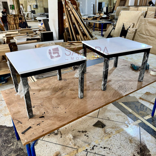 Table basse semi métallique Réf B1700