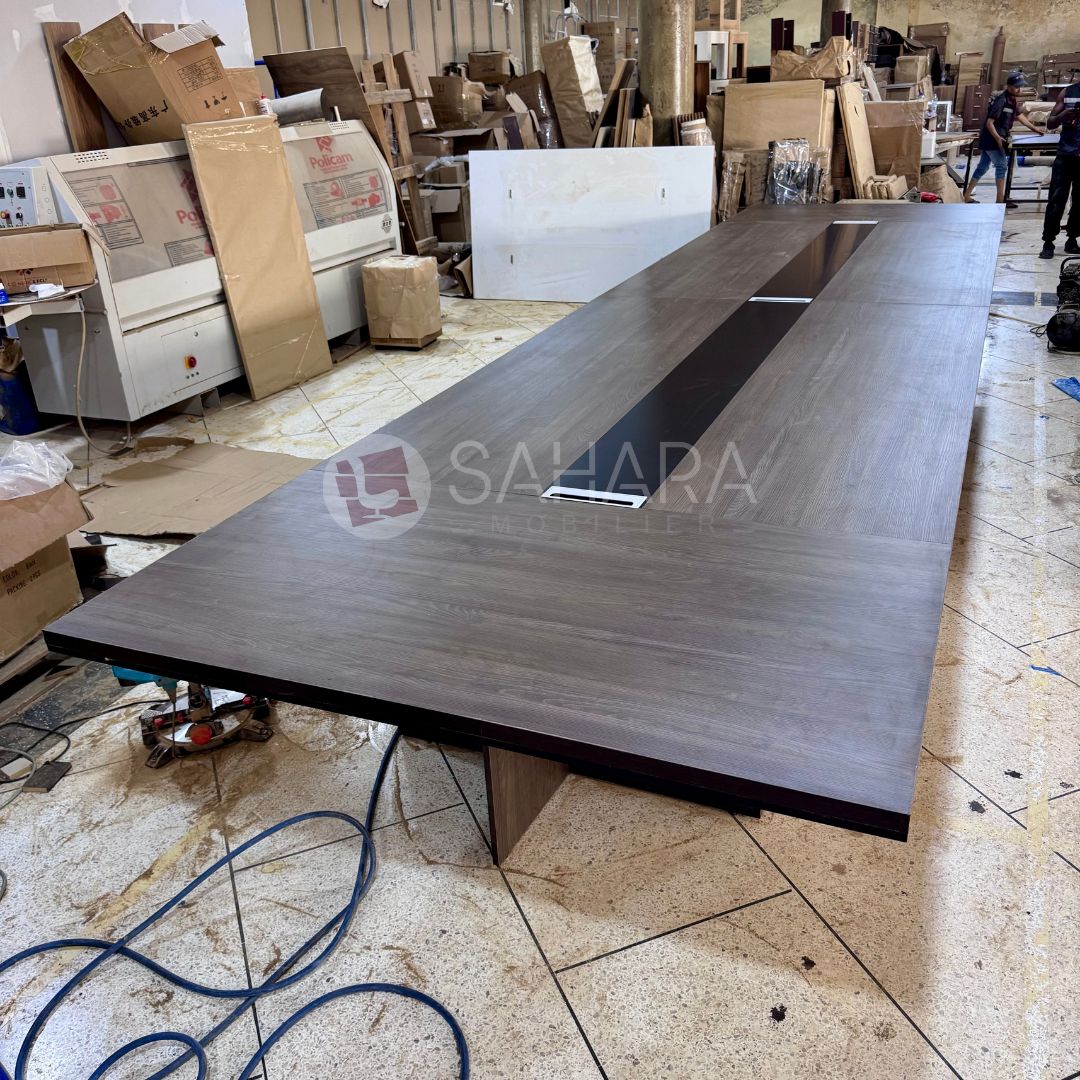 Table de réunion modulaire en bois 700 cm Réf. B3178