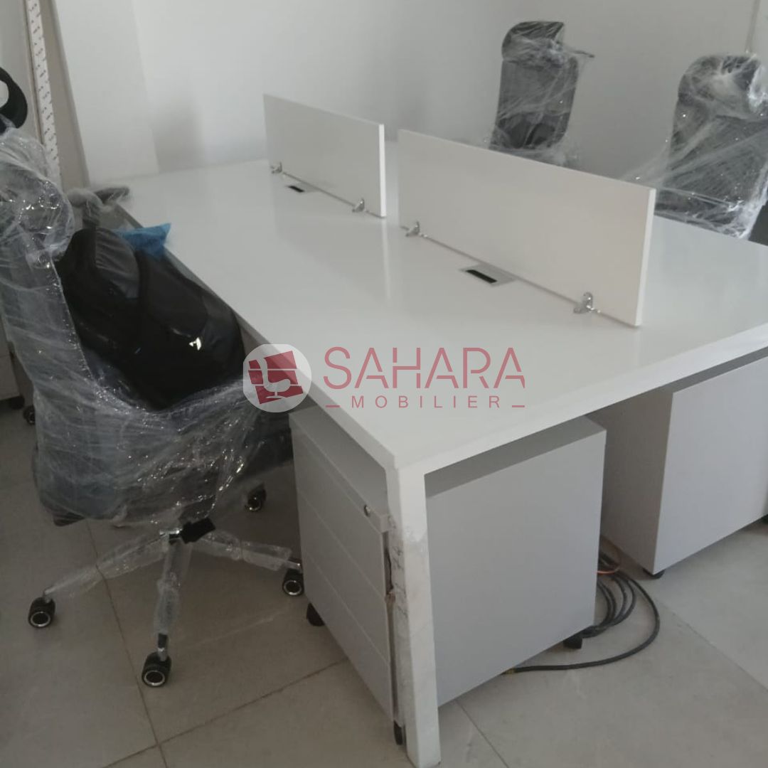 Bureau bench 4 positions SynergyWork Réf. B1792