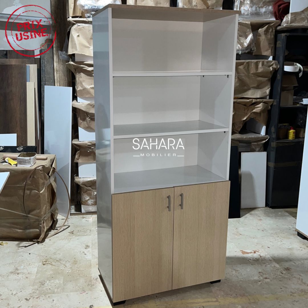 armoire bibliothèque en bois   A0519