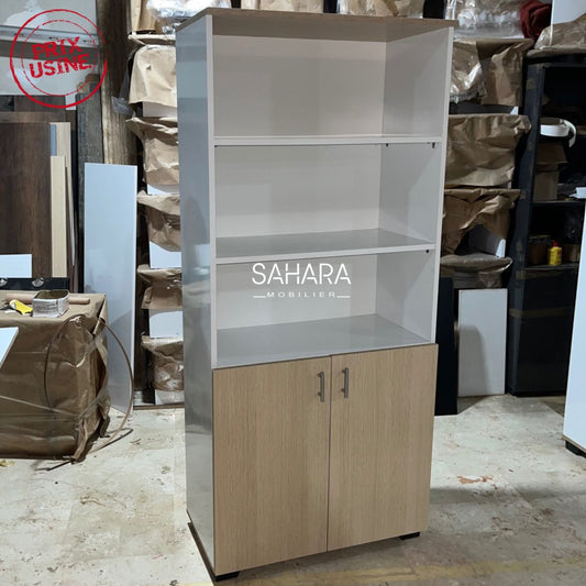 armoire bibliothèque en bois   A0519