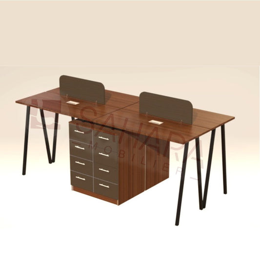 Poste de travail de 4 places Réf B4309