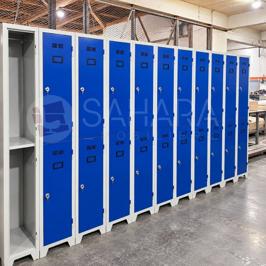 Vestiaire multicases 2 cases superposées à monter Réf C0267