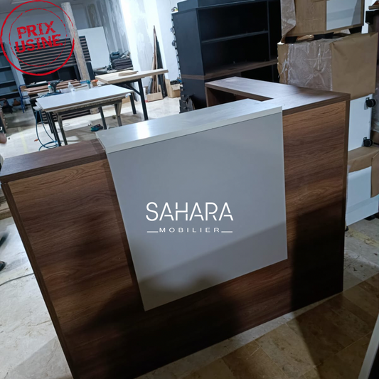 comptoir d'accueil en L 160 x 100 cm Réf. B1690