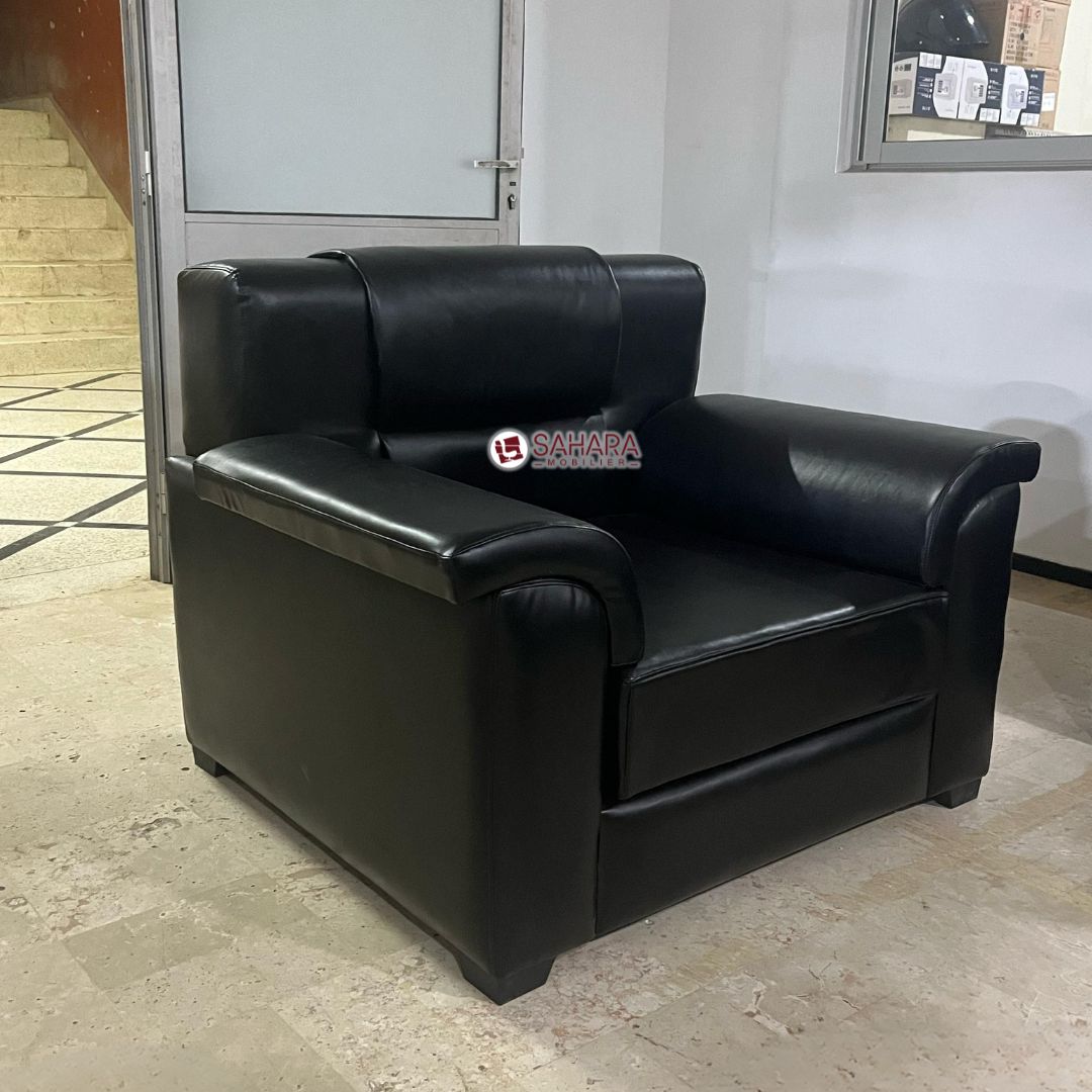 fauteuil canapé une place en simili cuir