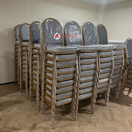 Chaise en tissu et châssis en alunimum  Réf. B2018