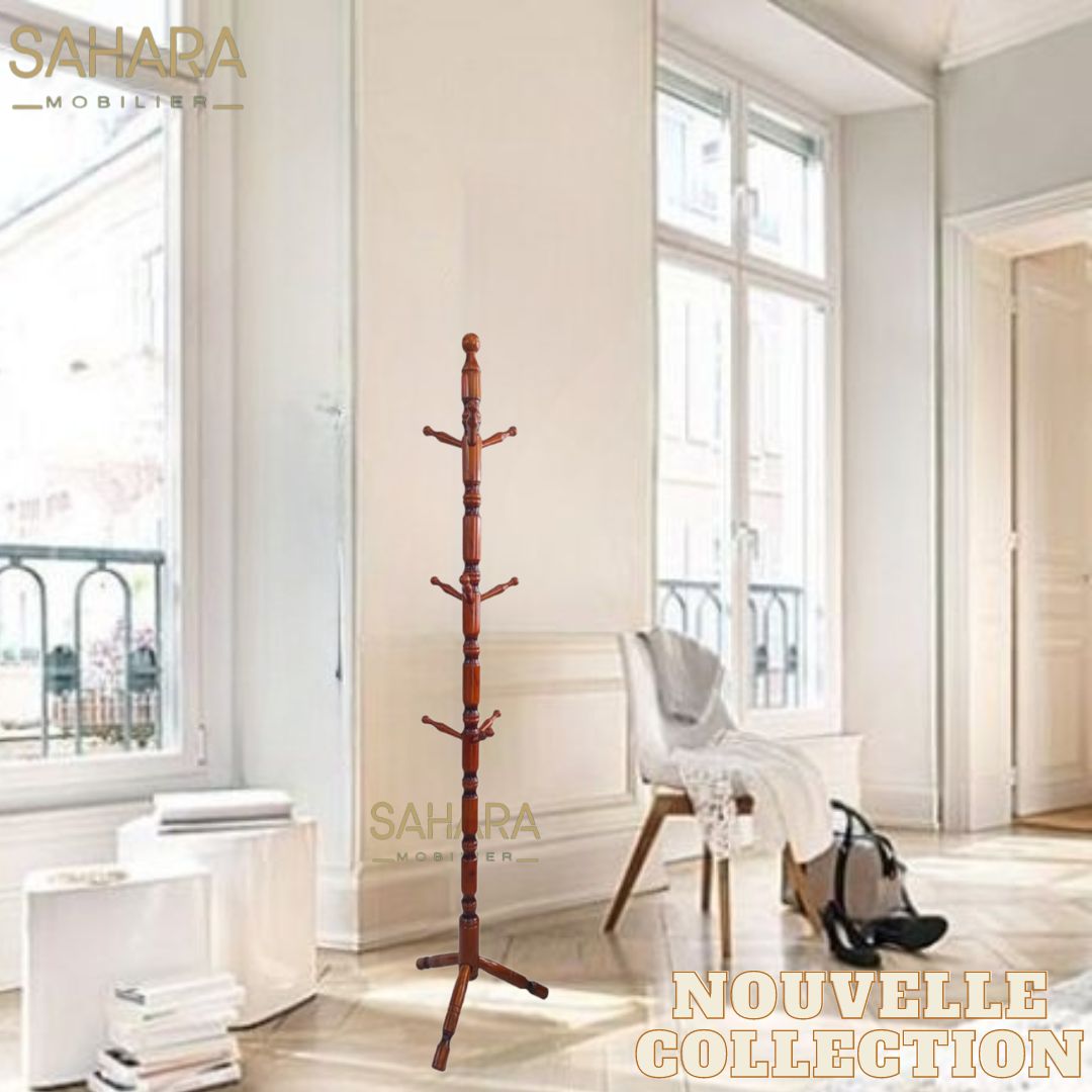 Porte manteaux sur pied en BOIS Réf B2824